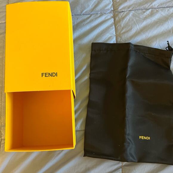 Fendi Ballerina Camacho Cracle Sabina Oro flats - rubber sole shoes Size 37 - Picture 9 of 10